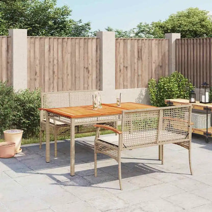 6-Persoons Tuinset - Rotan - Beige